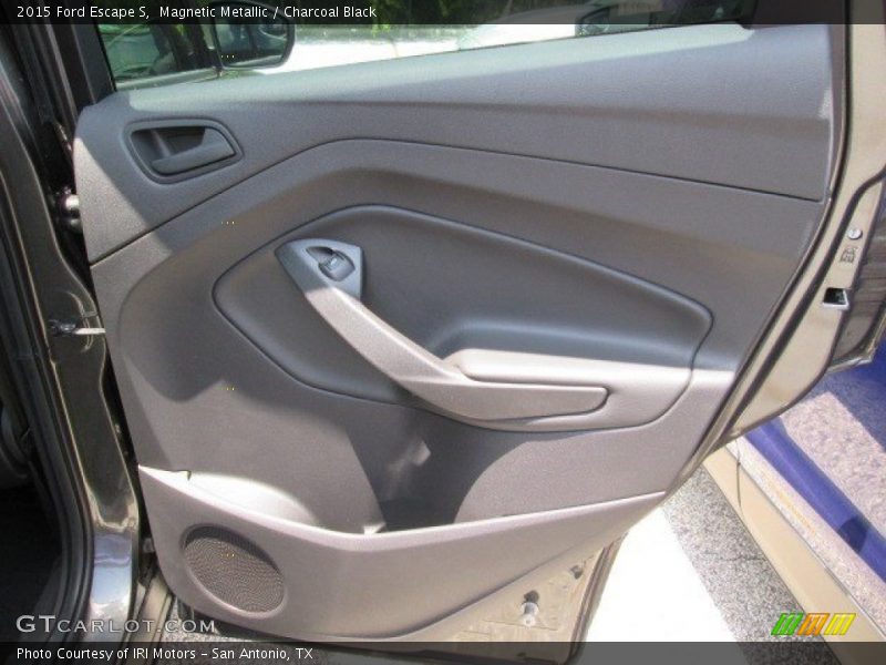 Magnetic Metallic / Charcoal Black 2015 Ford Escape S