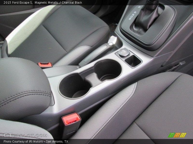 Magnetic Metallic / Charcoal Black 2015 Ford Escape S