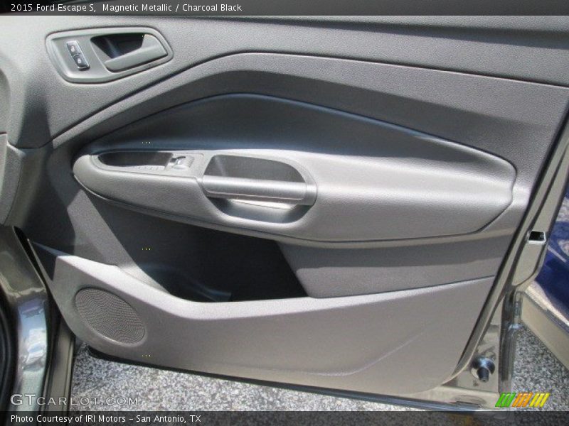 Magnetic Metallic / Charcoal Black 2015 Ford Escape S