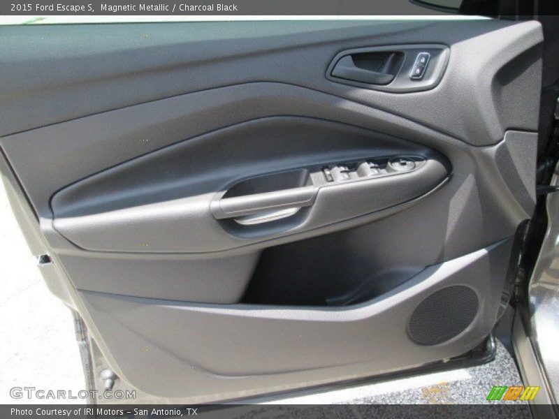 Magnetic Metallic / Charcoal Black 2015 Ford Escape S