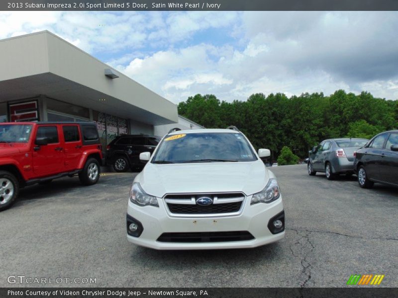 Satin White Pearl / Ivory 2013 Subaru Impreza 2.0i Sport Limited 5 Door