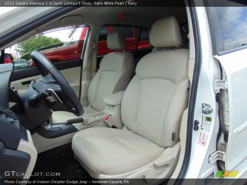 Satin White Pearl / Ivory 2013 Subaru Impreza 2.0i Sport Limited 5 Door