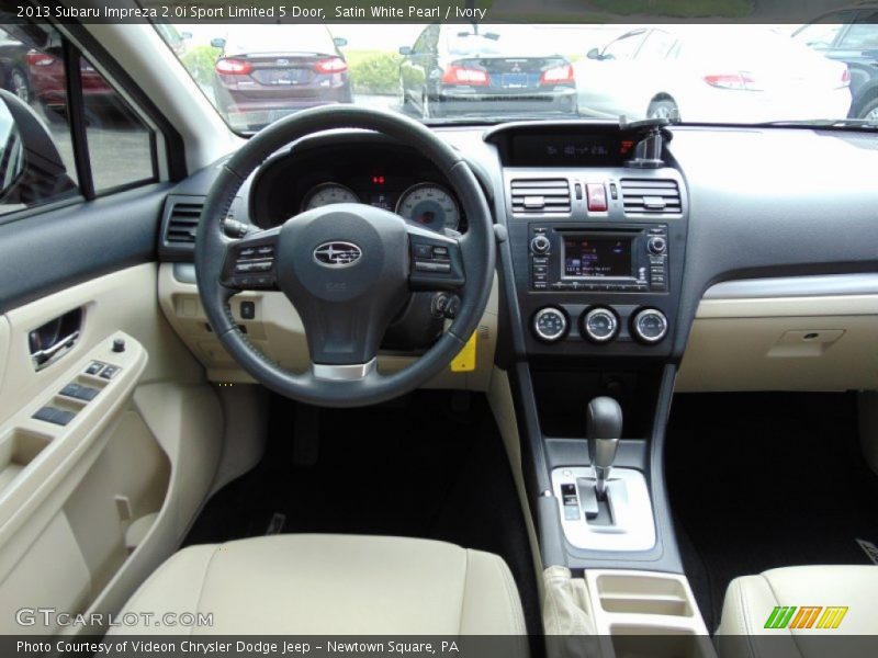 Satin White Pearl / Ivory 2013 Subaru Impreza 2.0i Sport Limited 5 Door