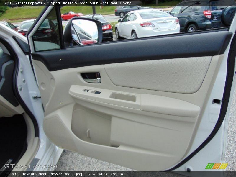 Satin White Pearl / Ivory 2013 Subaru Impreza 2.0i Sport Limited 5 Door