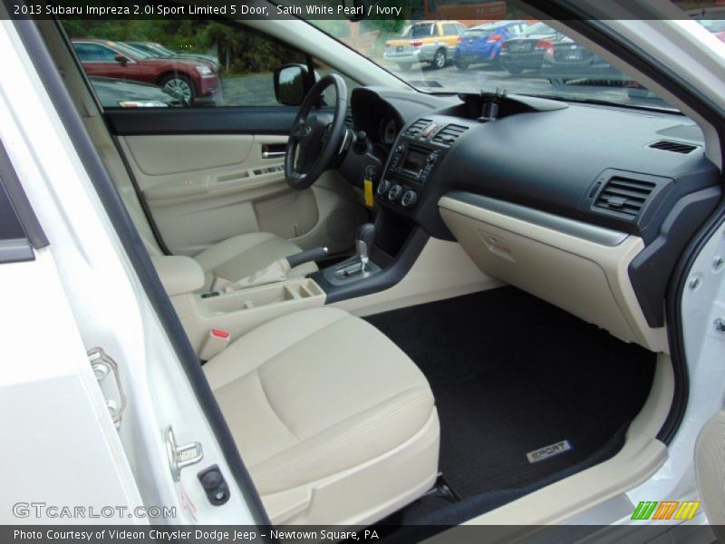 Satin White Pearl / Ivory 2013 Subaru Impreza 2.0i Sport Limited 5 Door