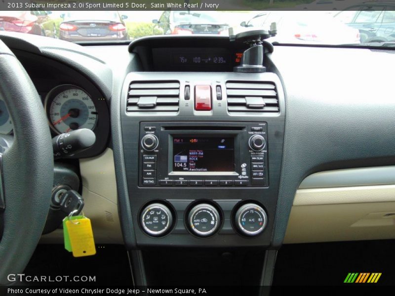 Satin White Pearl / Ivory 2013 Subaru Impreza 2.0i Sport Limited 5 Door