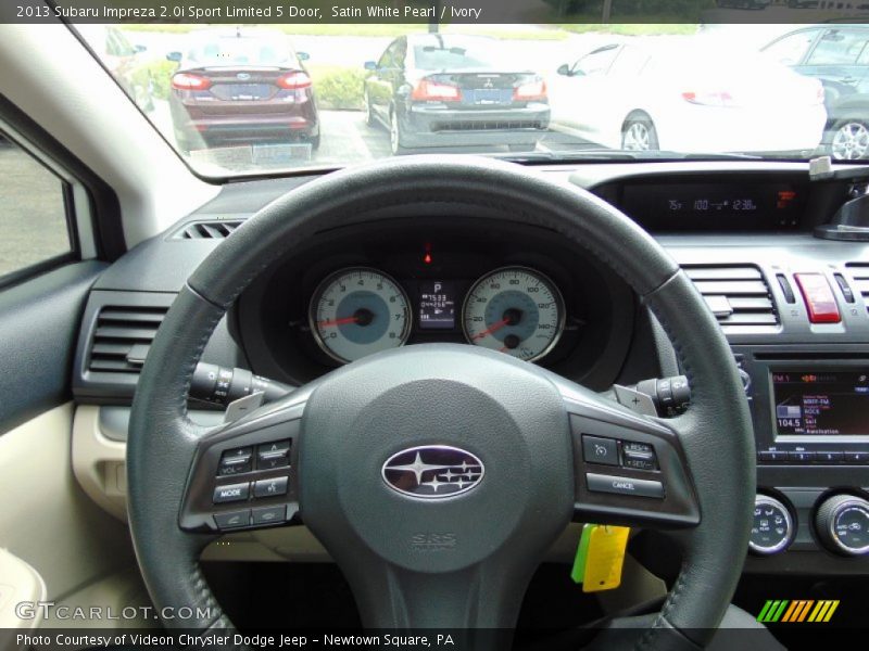 Satin White Pearl / Ivory 2013 Subaru Impreza 2.0i Sport Limited 5 Door