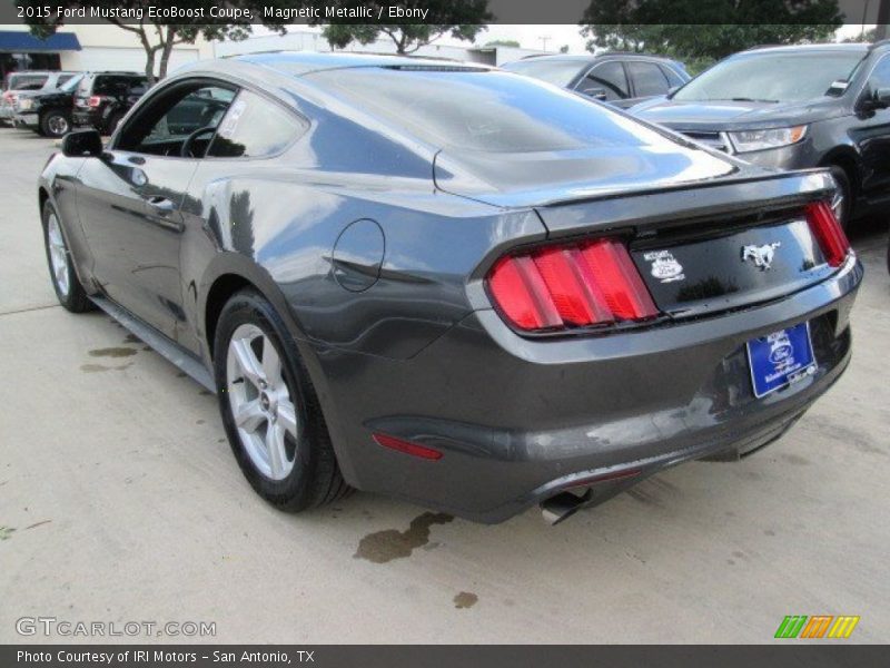 Magnetic Metallic / Ebony 2015 Ford Mustang EcoBoost Coupe