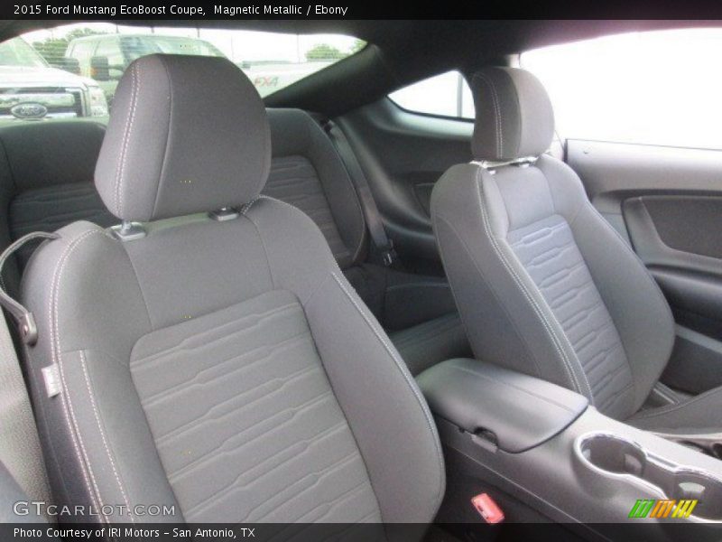 Magnetic Metallic / Ebony 2015 Ford Mustang EcoBoost Coupe