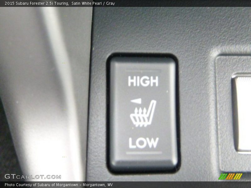 Satin White Pearl / Gray 2015 Subaru Forester 2.5i Touring