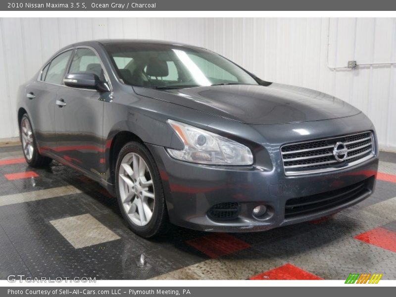 Ocean Gray / Charcoal 2010 Nissan Maxima 3.5 S