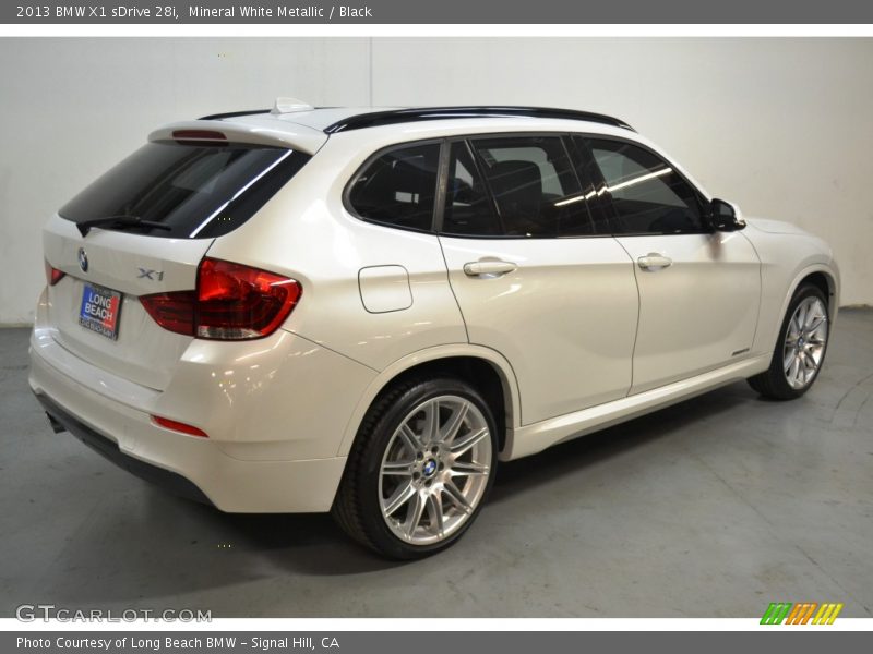 Mineral White Metallic / Black 2013 BMW X1 sDrive 28i