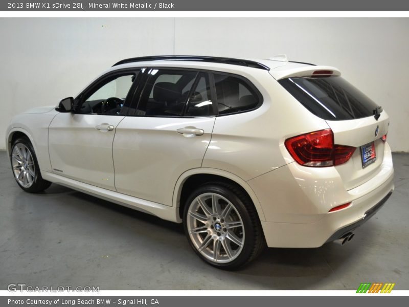 Mineral White Metallic / Black 2013 BMW X1 sDrive 28i