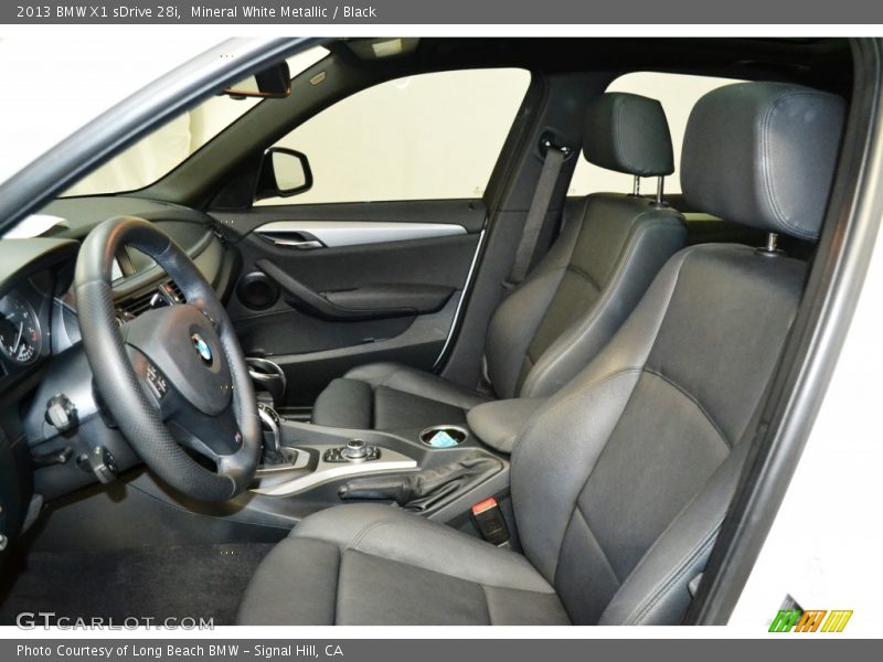 Mineral White Metallic / Black 2013 BMW X1 sDrive 28i