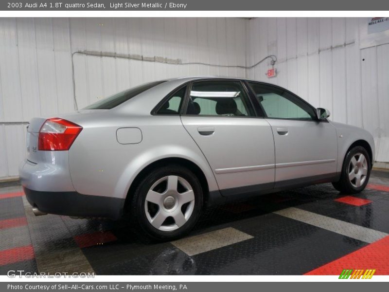 Light Silver Metallic / Ebony 2003 Audi A4 1.8T quattro Sedan