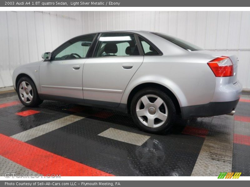 Light Silver Metallic / Ebony 2003 Audi A4 1.8T quattro Sedan