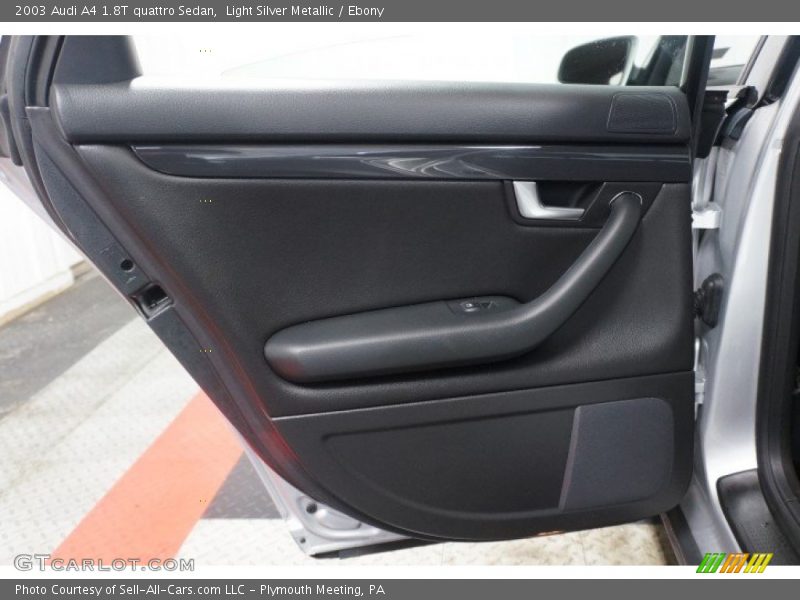 Light Silver Metallic / Ebony 2003 Audi A4 1.8T quattro Sedan