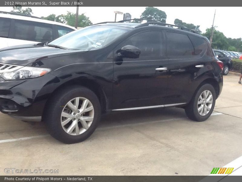 Super Black / Black 2012 Nissan Murano SL
