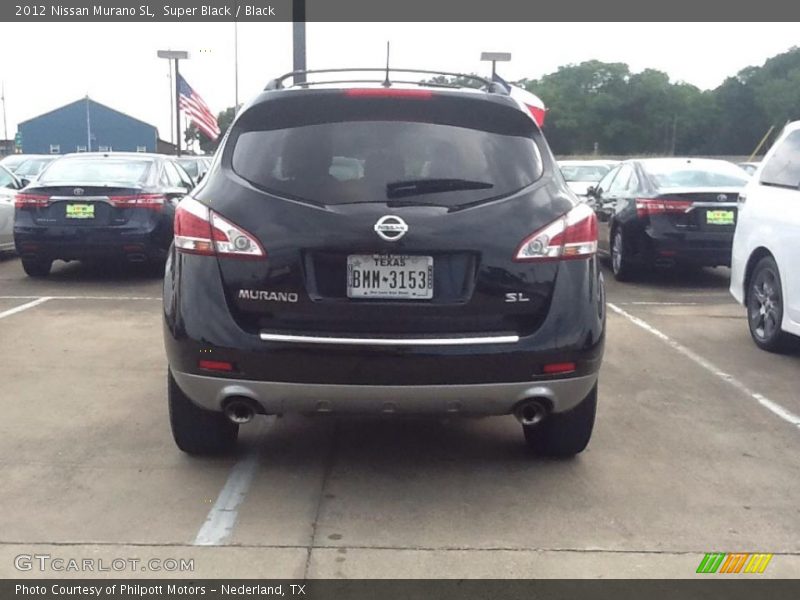 Super Black / Black 2012 Nissan Murano SL