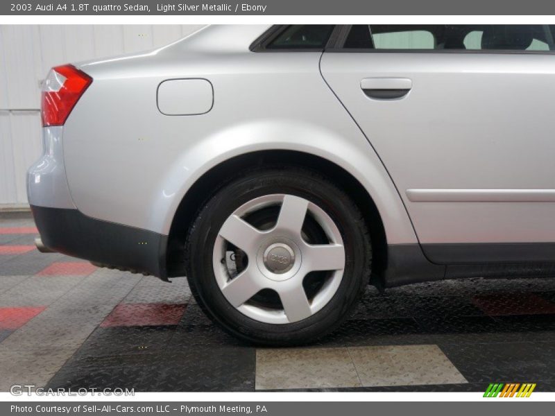 Light Silver Metallic / Ebony 2003 Audi A4 1.8T quattro Sedan