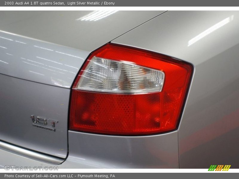 Light Silver Metallic / Ebony 2003 Audi A4 1.8T quattro Sedan