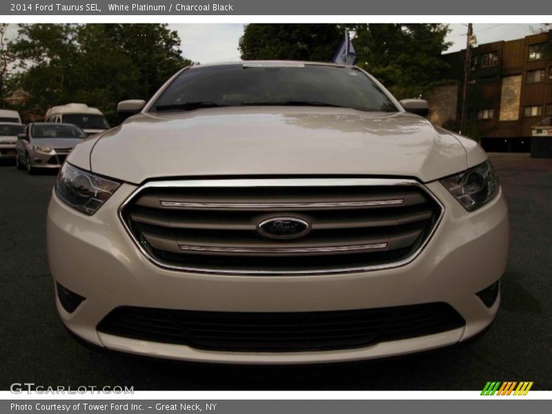 White Platinum / Charcoal Black 2014 Ford Taurus SEL