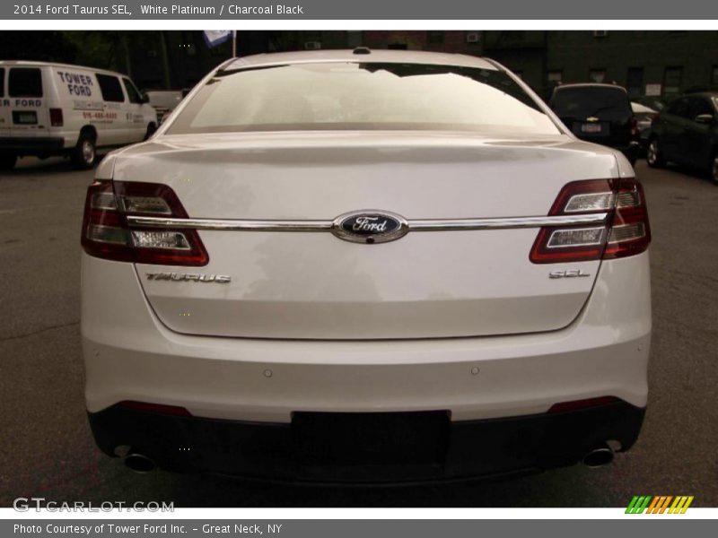 White Platinum / Charcoal Black 2014 Ford Taurus SEL