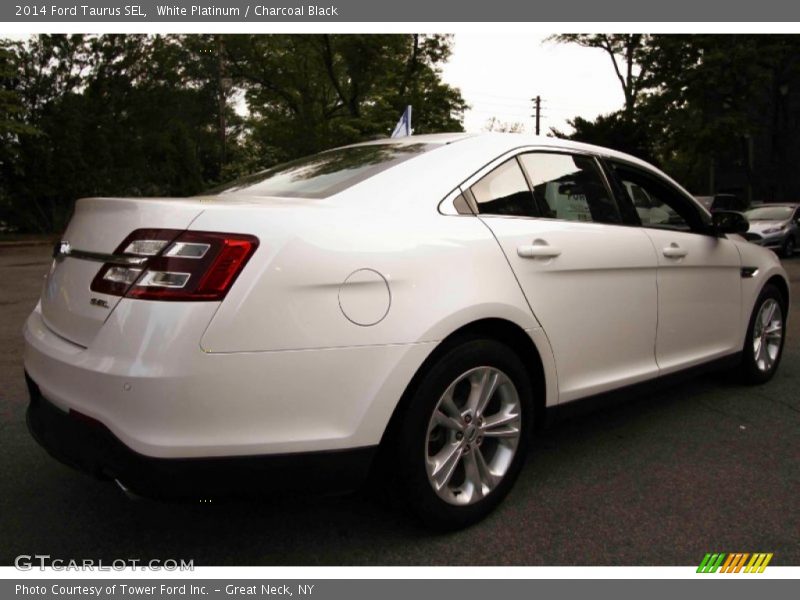 White Platinum / Charcoal Black 2014 Ford Taurus SEL