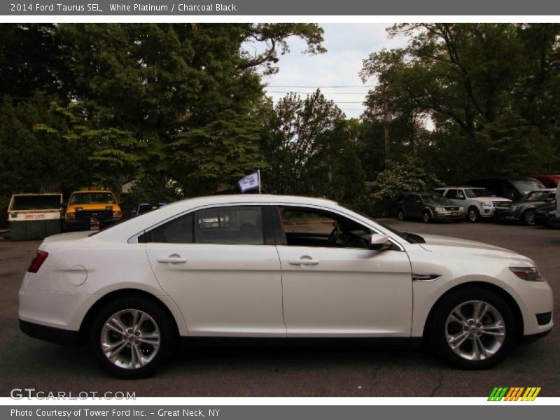 White Platinum / Charcoal Black 2014 Ford Taurus SEL