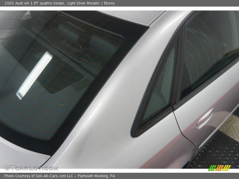 Light Silver Metallic / Ebony 2003 Audi A4 1.8T quattro Sedan