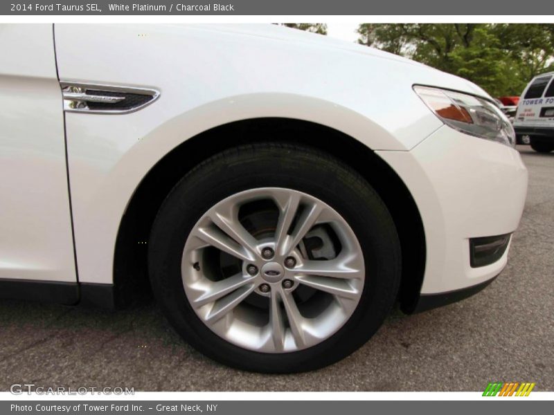 White Platinum / Charcoal Black 2014 Ford Taurus SEL