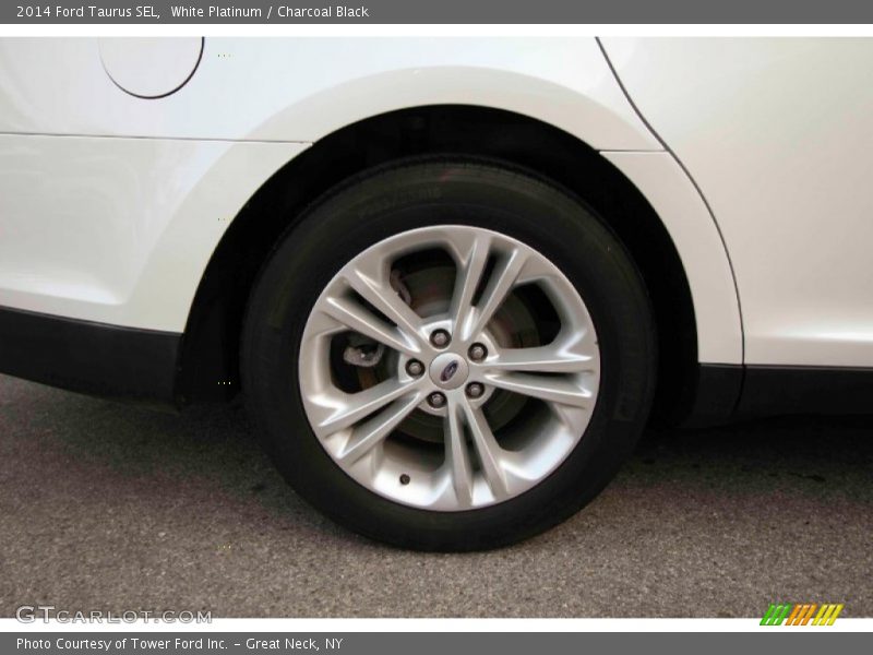 White Platinum / Charcoal Black 2014 Ford Taurus SEL