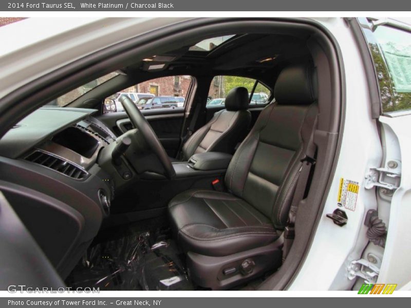 White Platinum / Charcoal Black 2014 Ford Taurus SEL