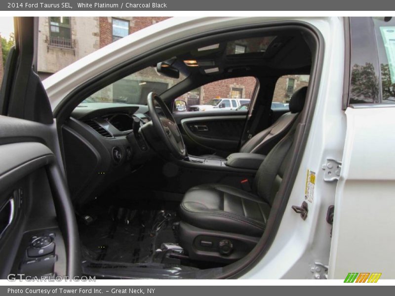 White Platinum / Charcoal Black 2014 Ford Taurus SEL