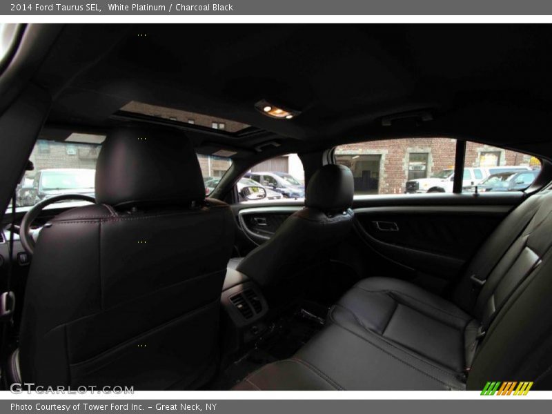 White Platinum / Charcoal Black 2014 Ford Taurus SEL