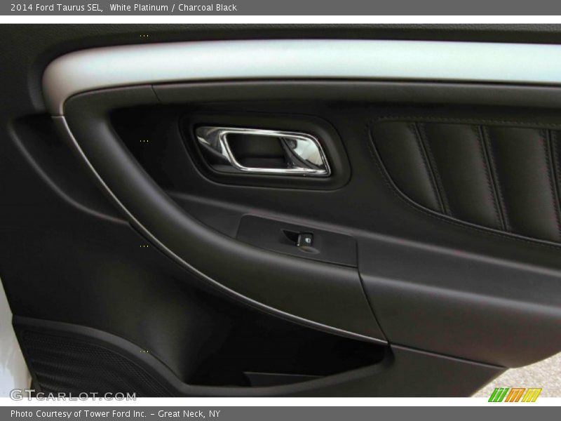 White Platinum / Charcoal Black 2014 Ford Taurus SEL
