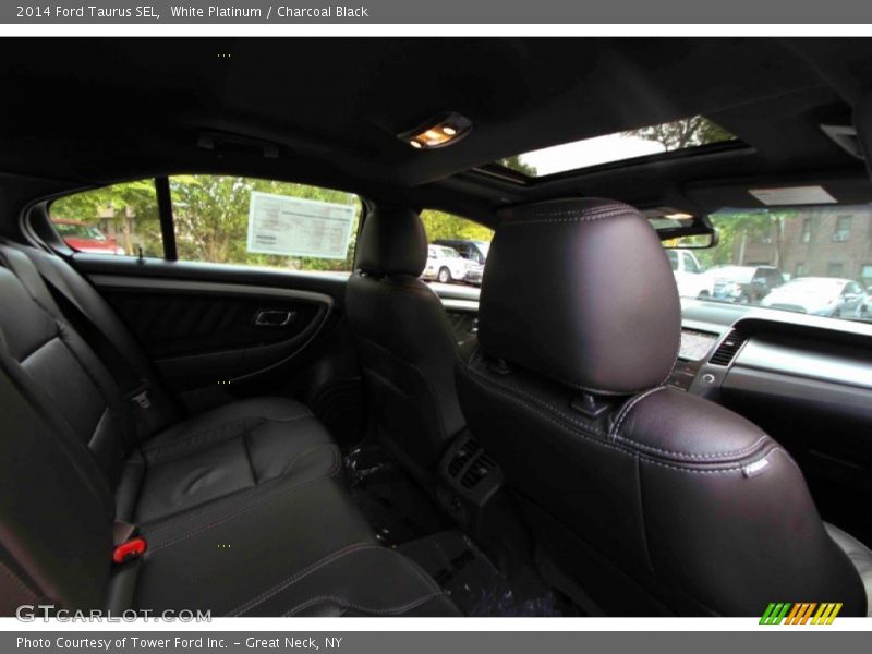 White Platinum / Charcoal Black 2014 Ford Taurus SEL