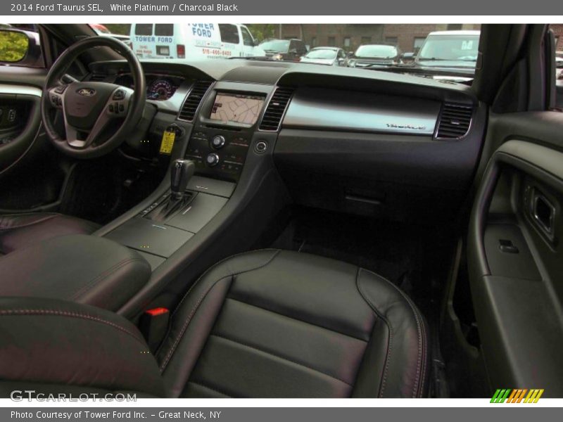 White Platinum / Charcoal Black 2014 Ford Taurus SEL