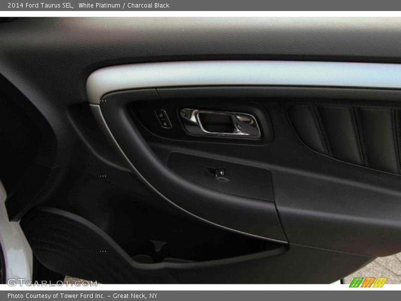 White Platinum / Charcoal Black 2014 Ford Taurus SEL