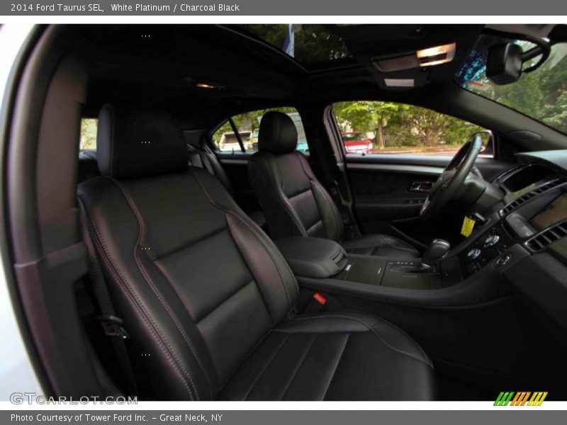 White Platinum / Charcoal Black 2014 Ford Taurus SEL