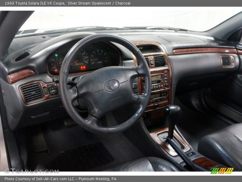 Silver Stream Opalescent / Charcoal 1999 Toyota Solara SLE V6 Coupe