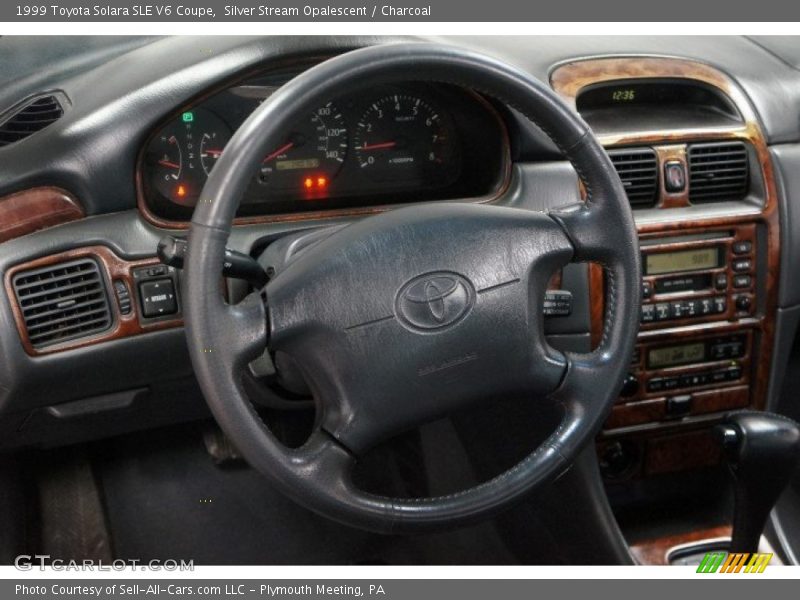 Silver Stream Opalescent / Charcoal 1999 Toyota Solara SLE V6 Coupe