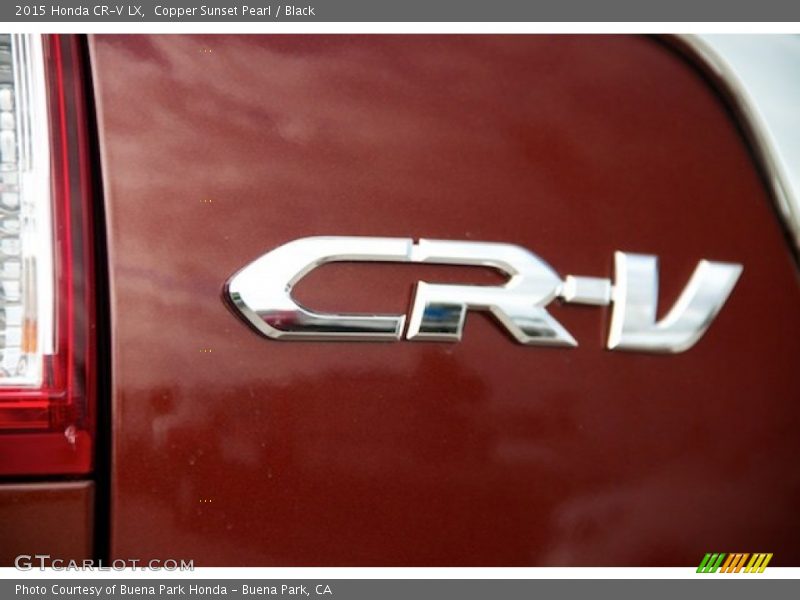 Copper Sunset Pearl / Black 2015 Honda CR-V LX