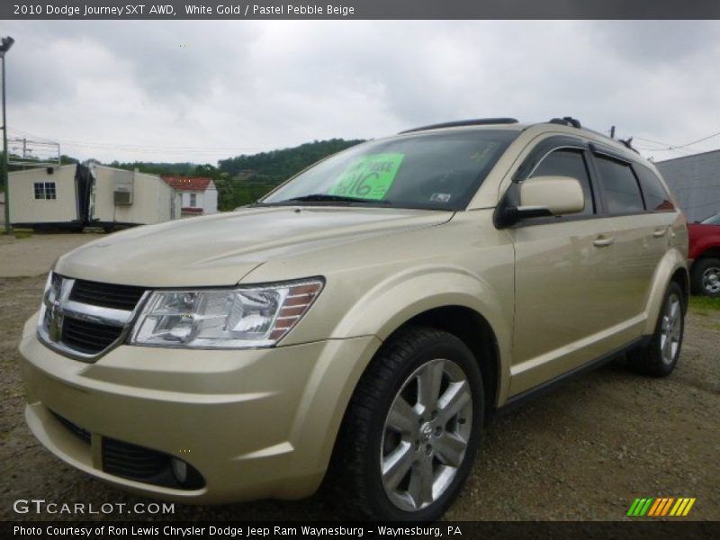 White Gold / Pastel Pebble Beige 2010 Dodge Journey SXT AWD