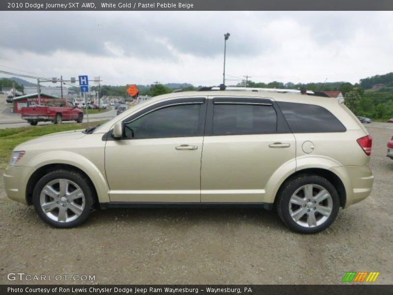 White Gold / Pastel Pebble Beige 2010 Dodge Journey SXT AWD