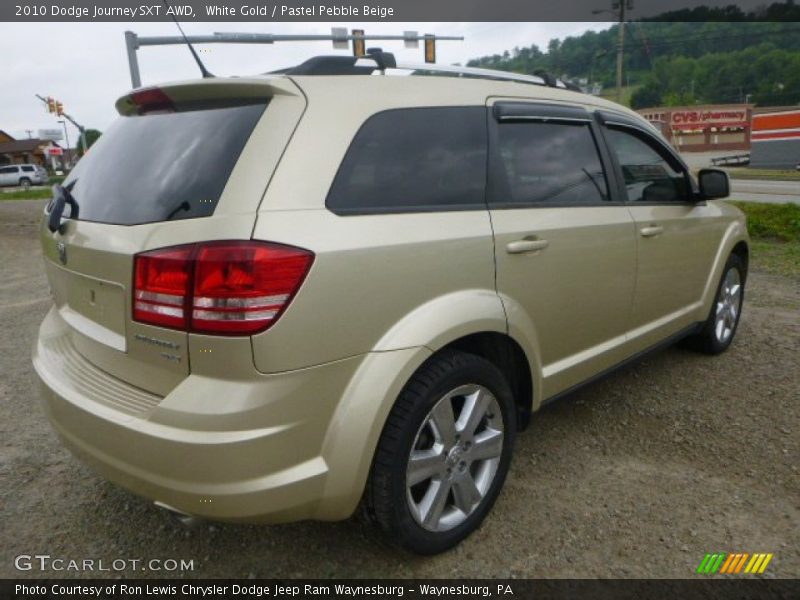 White Gold / Pastel Pebble Beige 2010 Dodge Journey SXT AWD