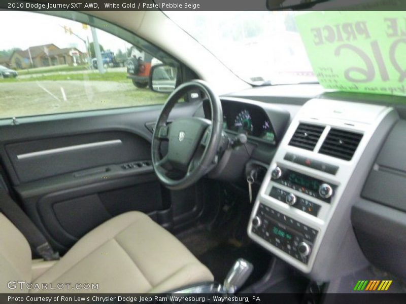 White Gold / Pastel Pebble Beige 2010 Dodge Journey SXT AWD