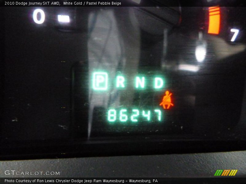 White Gold / Pastel Pebble Beige 2010 Dodge Journey SXT AWD