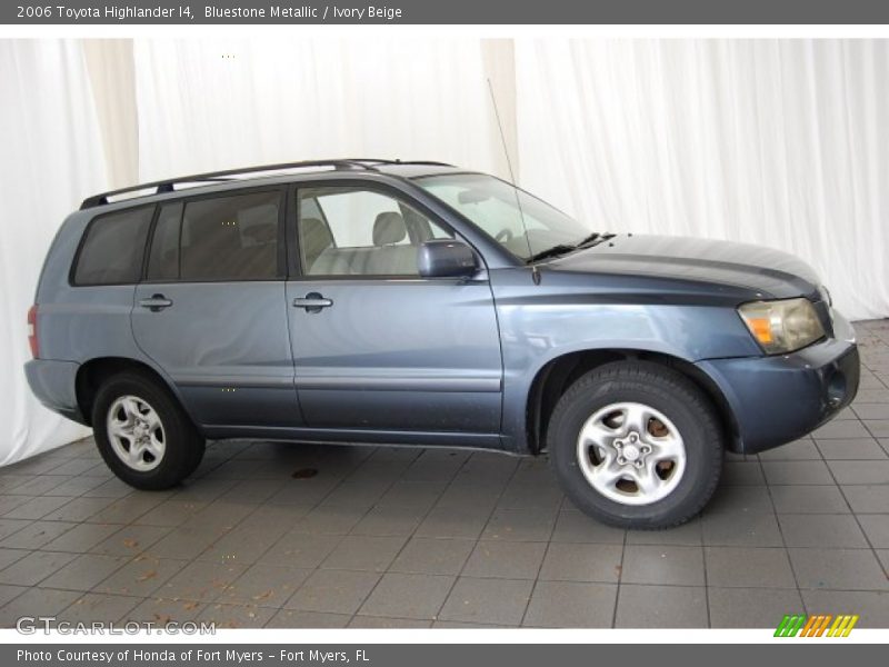 Bluestone Metallic / Ivory Beige 2006 Toyota Highlander I4