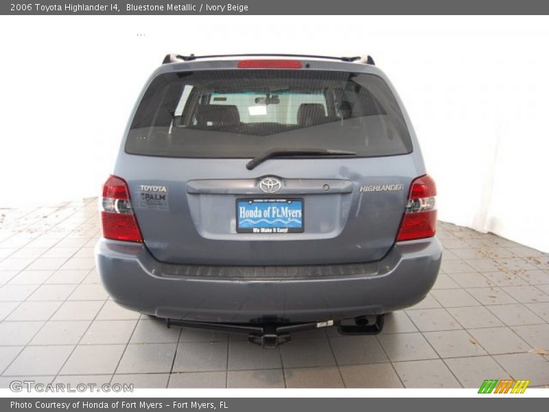 Bluestone Metallic / Ivory Beige 2006 Toyota Highlander I4
